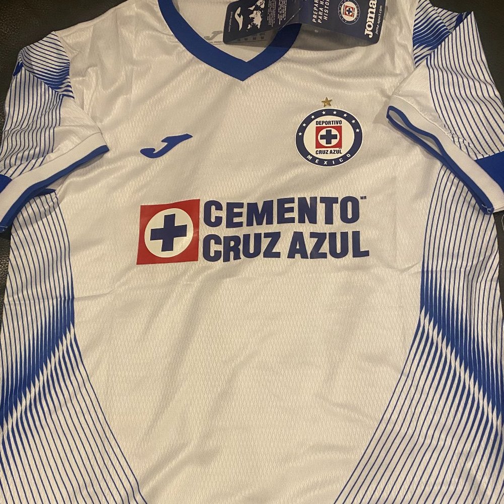 Liga MEXICO CRUZ AZUL Men's JERSEY Sz M,L,XL New with tags by Joma